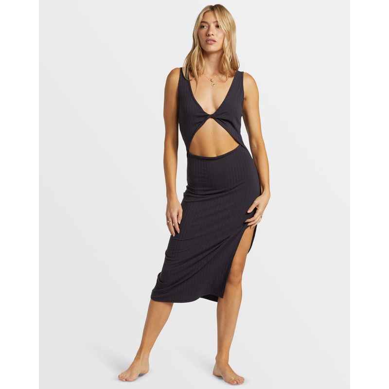 Billabong Take A Look Dress-Black Sands