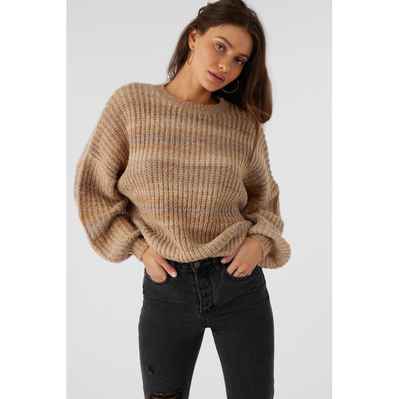 O’Neill Bayou Sweater-Tobacco Brown