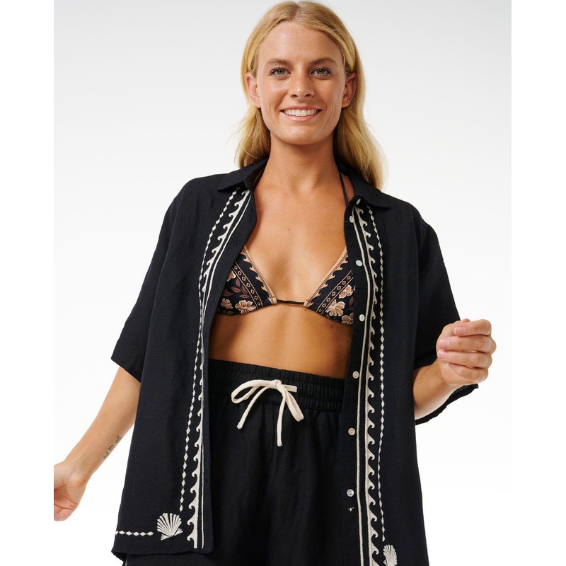 Rip Curl Soleil S/S Shirt-Black