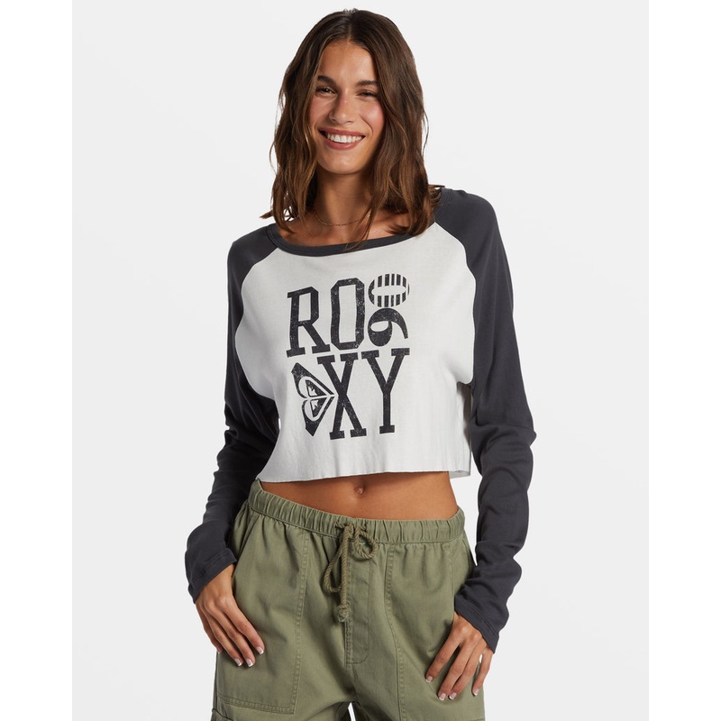 Roxy Heritage 90 L/S Tee-Phantom