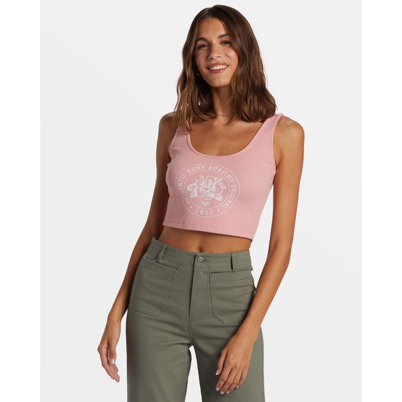 Roxy Roxy Surfing Original Di Tank-Candlelight Peach