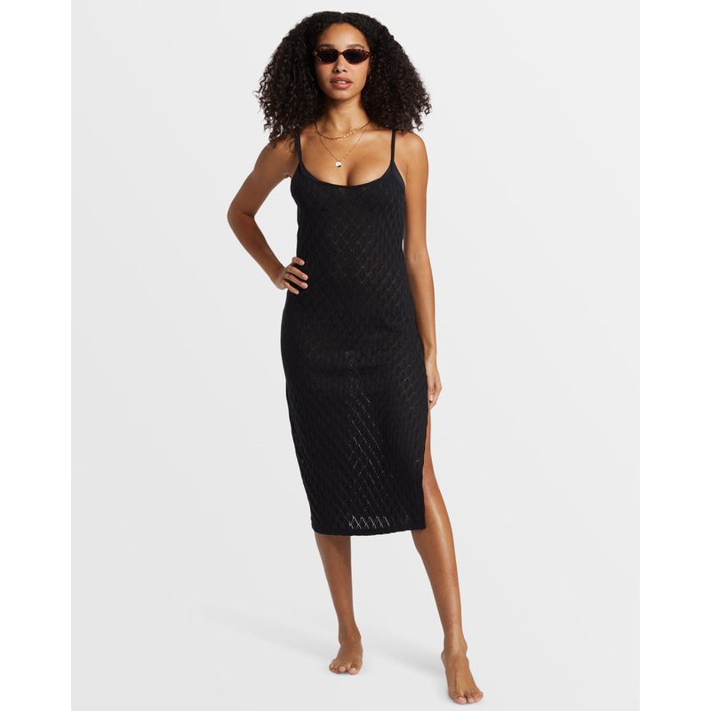 Billabong Day Dream Dress-Black Pebble