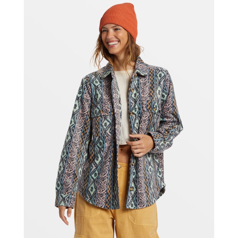 Billabong Forge Fleece Jacket-Dusty Peach