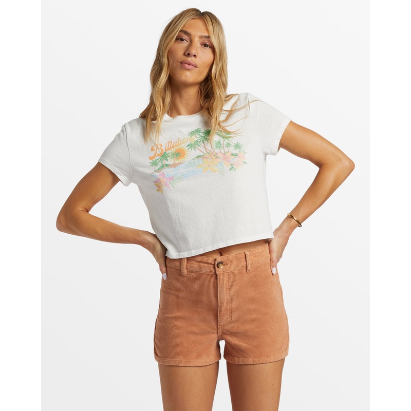 Billabong Free Fall Cord Shorts-Toffee