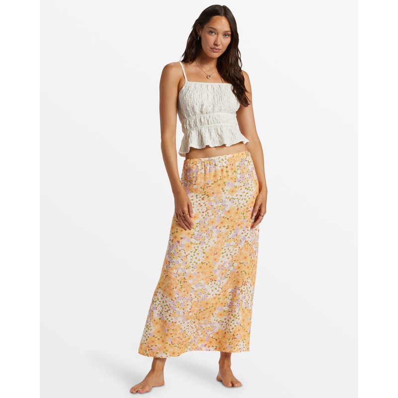 Billabong Midi Moment Skirt-Peach Whip