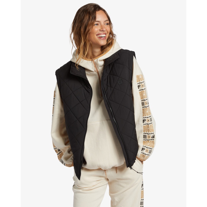 Billabong Transport Puffer Vest-Black