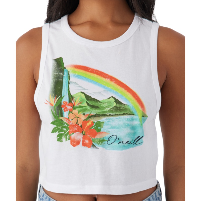 O’Neill Rainbow Hawaii Tank-White