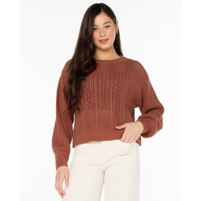 Roxy Daybreak Sweatshirt-Russet