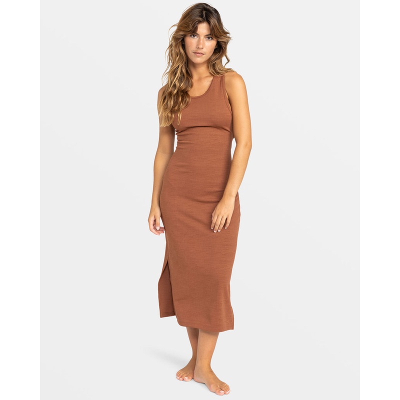 Roxy Good Keepsake Dress-Russet