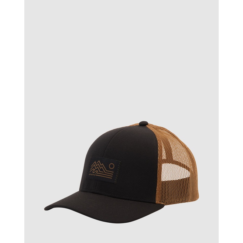 Billabong Adiv Range Trucker Hat-Black/Tan