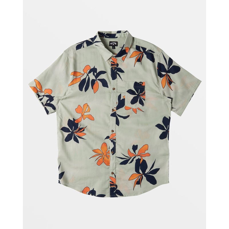 Billabong Boys Sundays Shirt-Seafoam