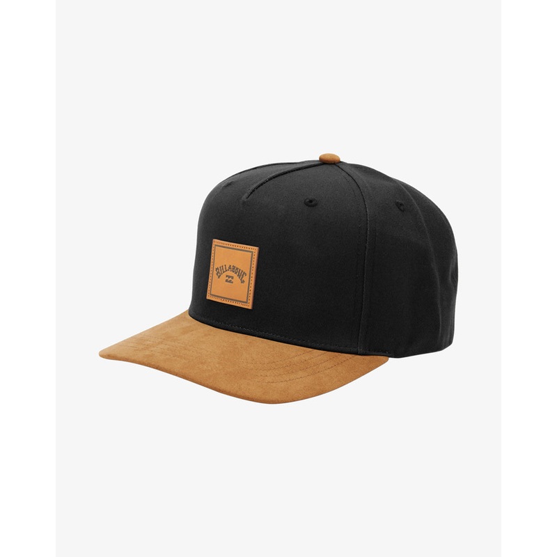 Billabong Stacked Snapback Hat-Black/Tan