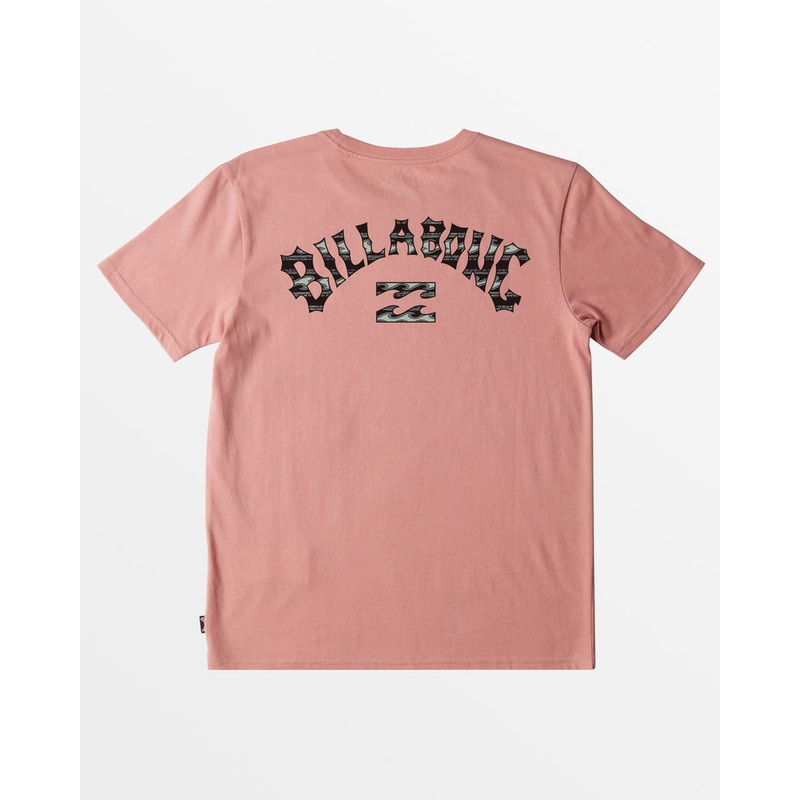 Billabong Youth Arch Fill Tee-Pink Haze