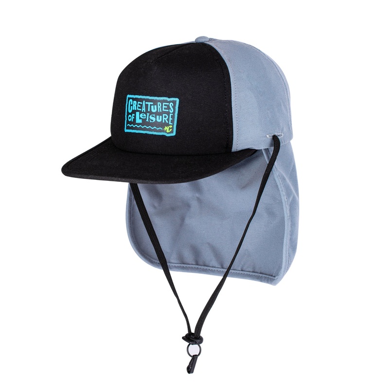 Creatures Surf Cap Reliance Grom Hat-Black Grey