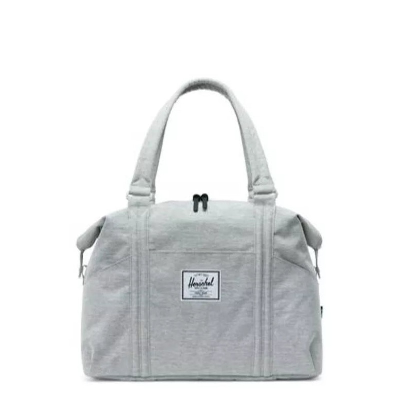 Herschel Strand Duffle Bag-Light Grey Crosshatch