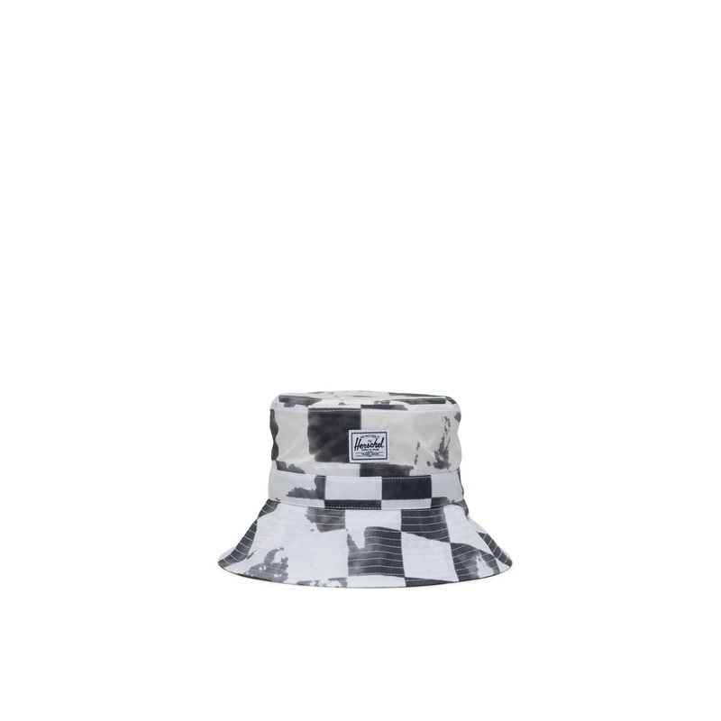 Herschel Toddler Beach UV Bucket Hat-Black Distressed Checker