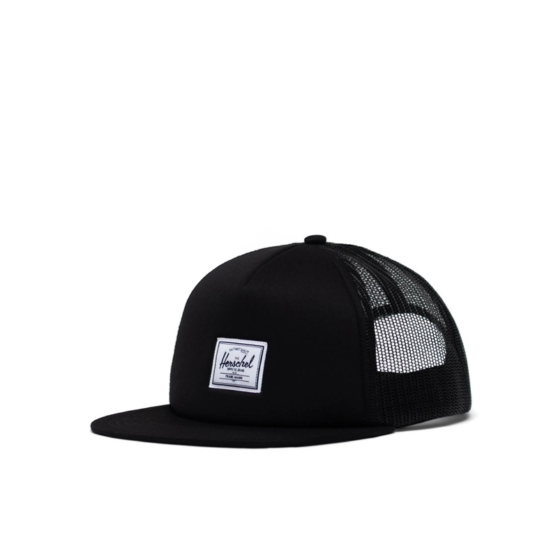 Herschel Whaler Mesh Hat-Black/Classic Label