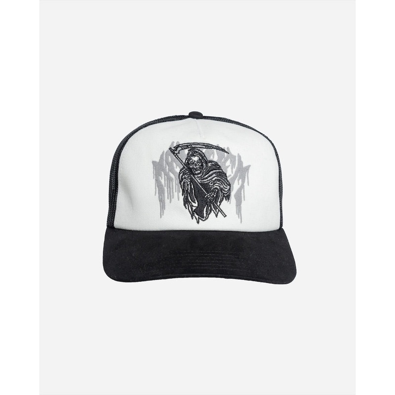 Lost Mayhem Reaper Trucker Hat-Black with White