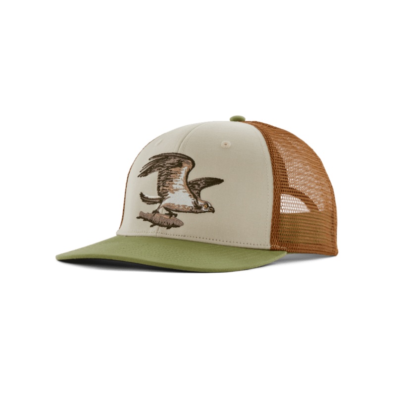 Patagonia Take a Stand Trucker Hat-Stream Fed: Pumice