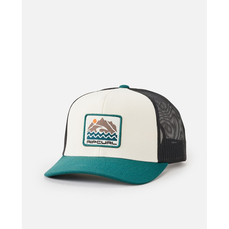 Rip Curl Custom Curve Trucker Hat-Trekking Green