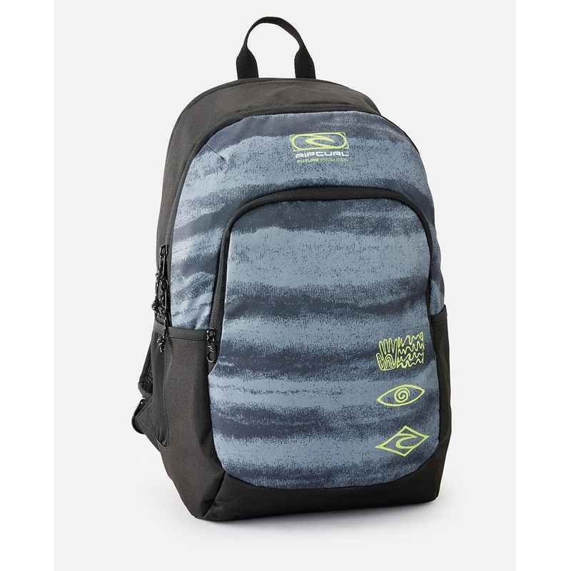 Rip Curl Ozone 30L School Backpack-Black/Green