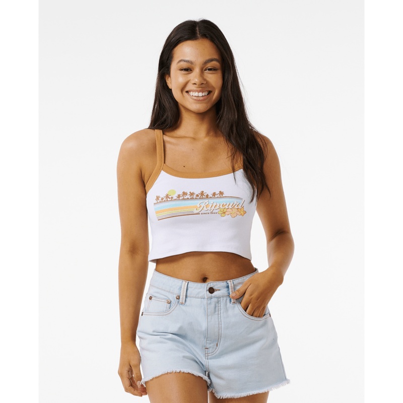 Rip Curl Sunset Baby Tank-White