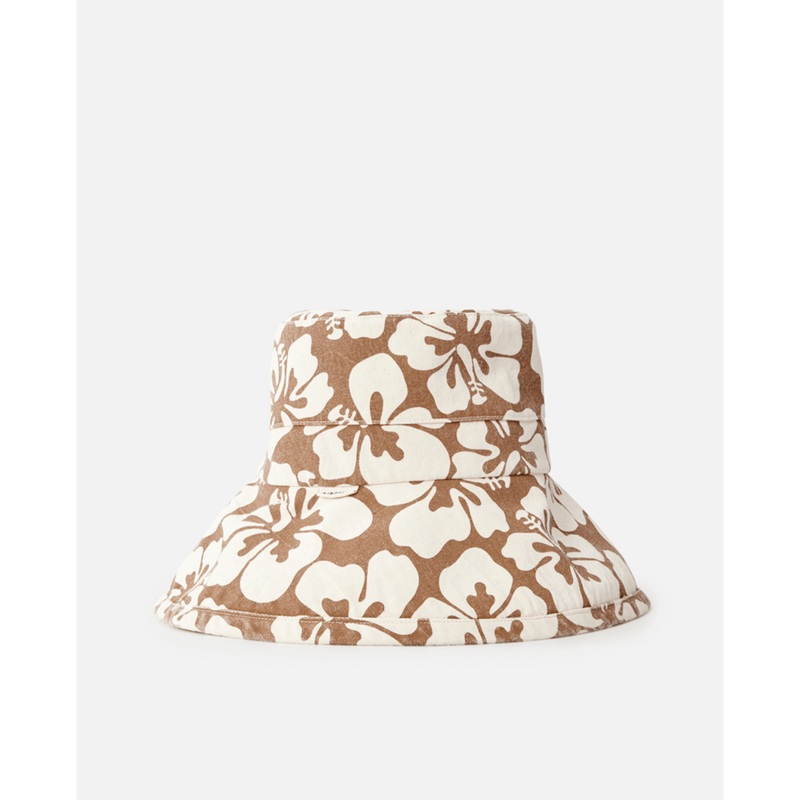 Rip Curl Tres Cool UPF Sun Hat-Brown/Off White