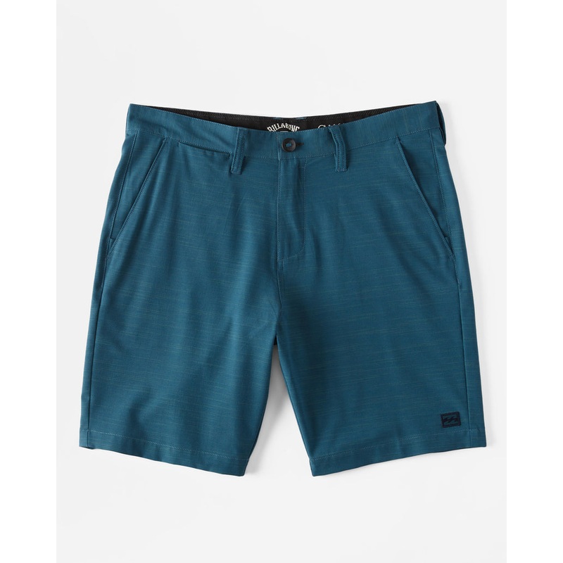 Billabong Crossfire Slub Mid Shorts-Ocean