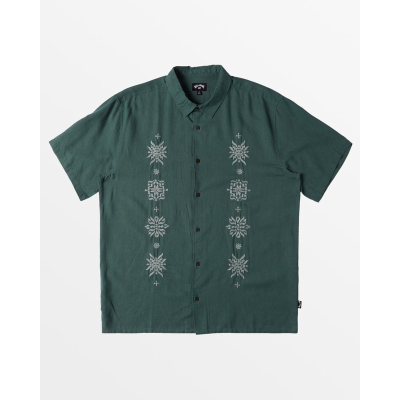 Billabong Frequency S/S Shirt-Marine Green