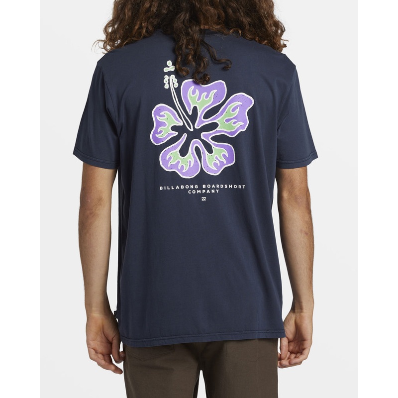 Billabong Hibiscus Tee-Navy