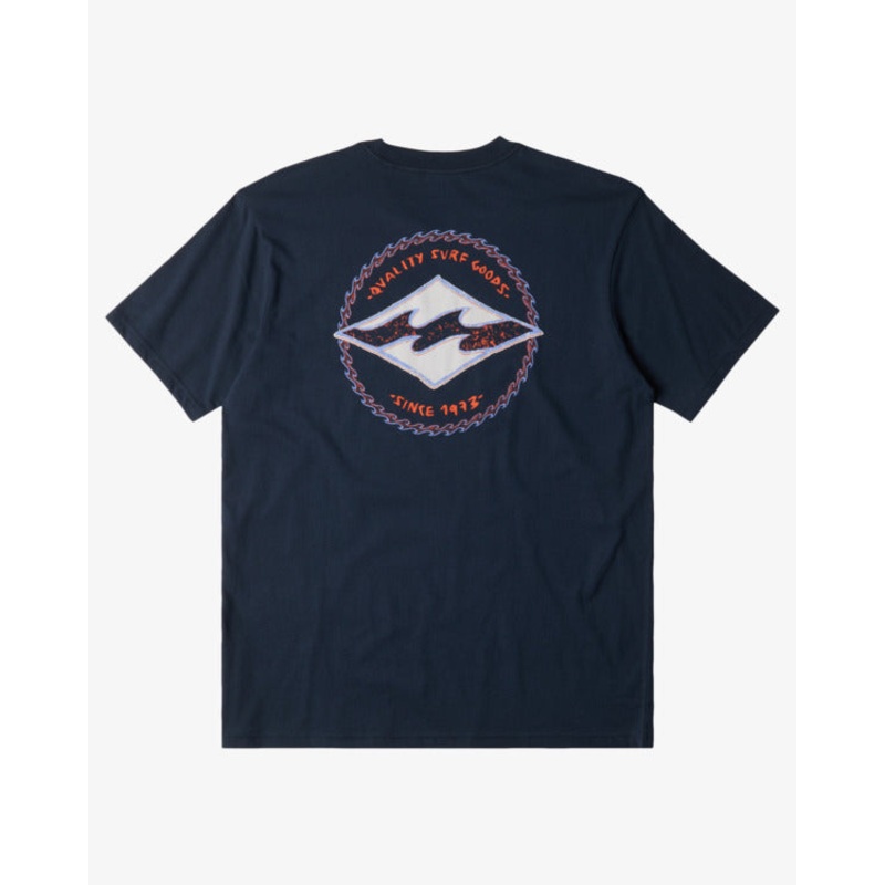 Billabong Rotor Diamond Tee-Navy