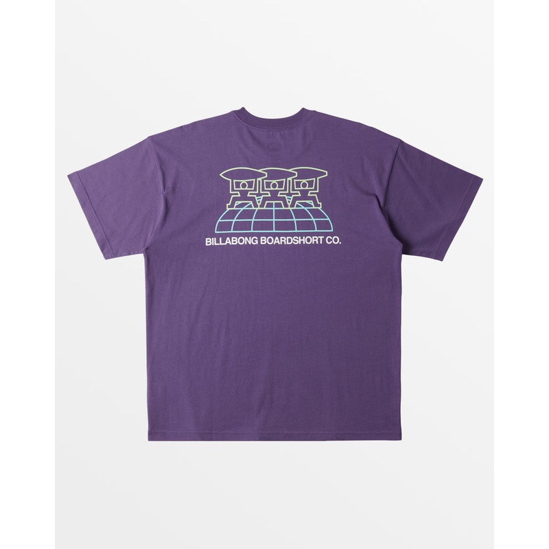Billabong Worldwide OG Tee-Deep Plum