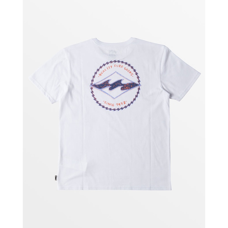 Billabong Youth Rotor Diamond Tee-White