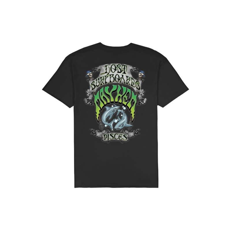 Lost Pisces Tee-Black