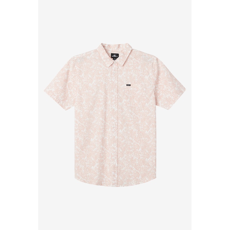 O’Neill Quiver Stretch S/S Boy’s Shirt-Lt Rose