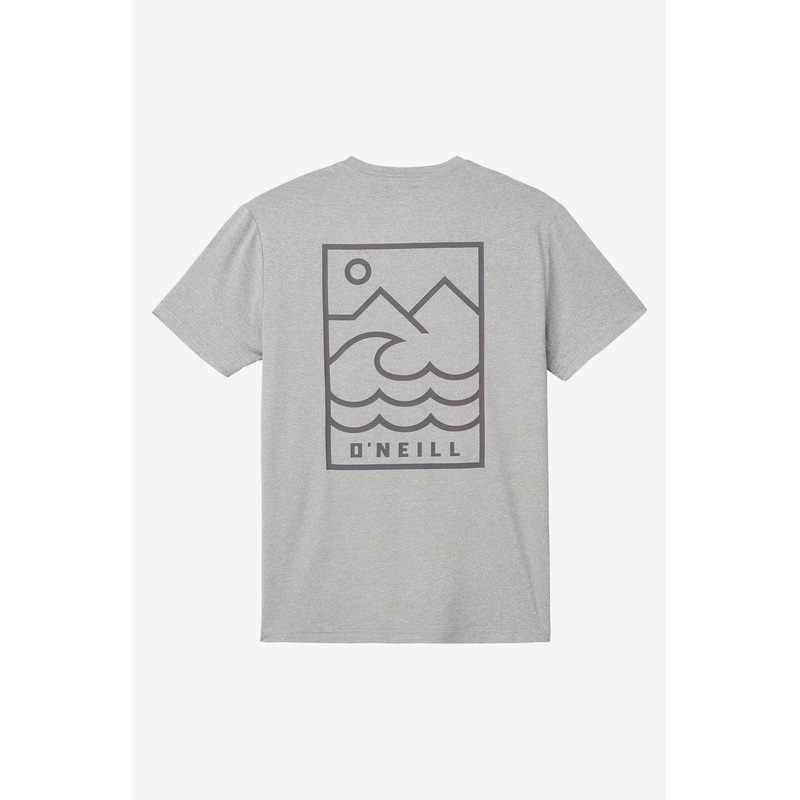 O’Neill Trvlr UPF Staple Tee-Heather Grey