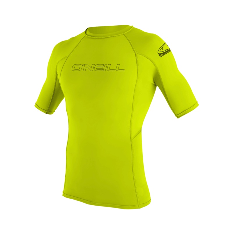 O’Neill Youth Basic Skins 50+ S/S Rashguard-Lime
