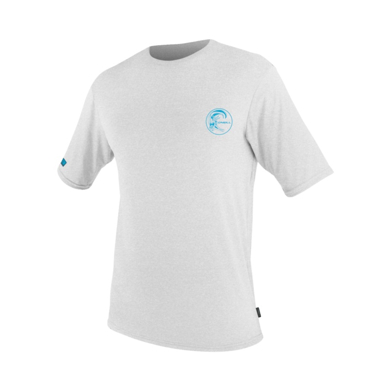O’Neill Youth Hybrid S/S Sun Shirt-Overcast
