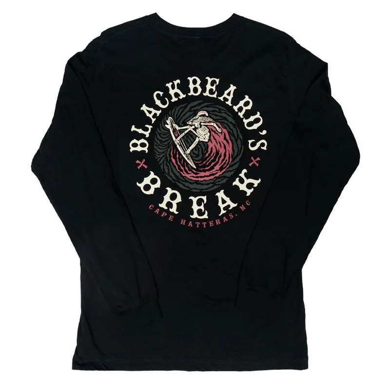 REAL Blackbeard’s Break L/S Tee-Black