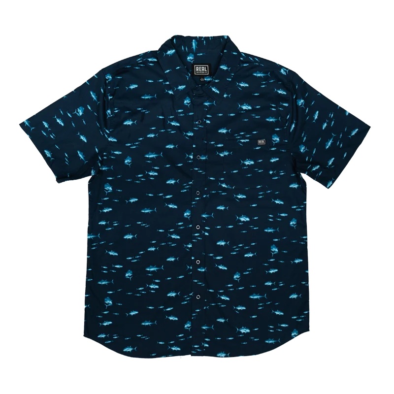 REAL Currents Shirt-Navy