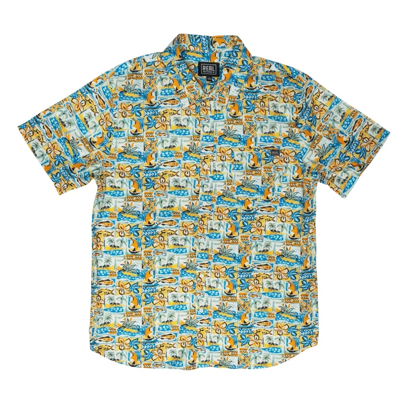 REAL Tapa Tropo Shirt-White