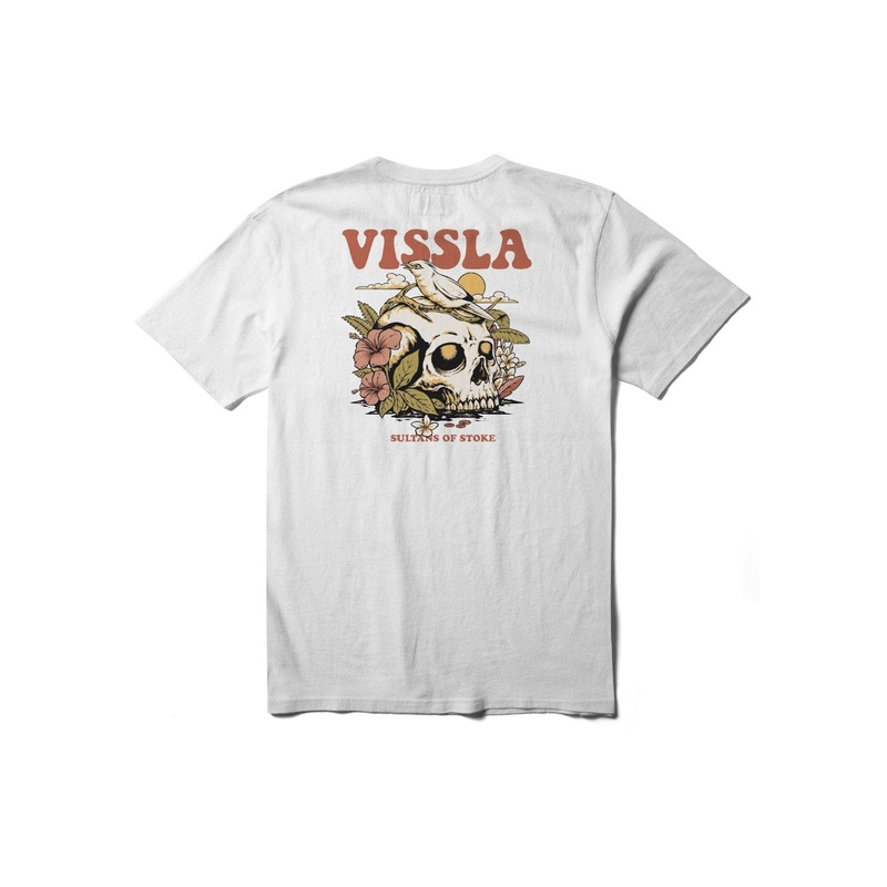 Vissla Bird Brain SS Tee-White