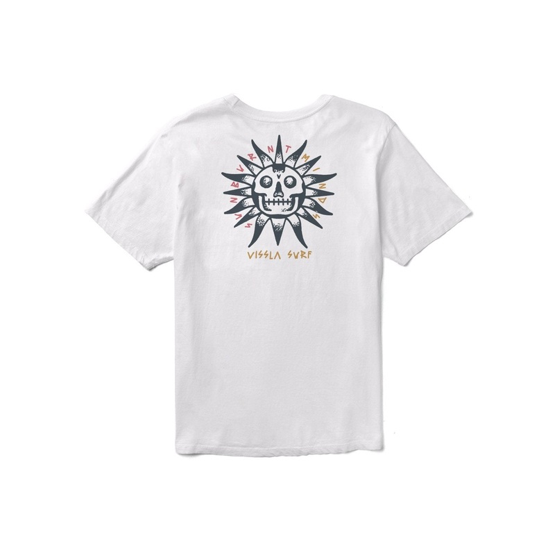 Vissla Burnt Up Organic Tee-White
