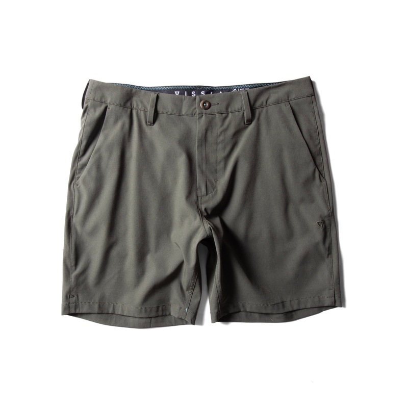 Vissla Cutlap Eco 17.5″ Hybrid Shorts-Vintage Green