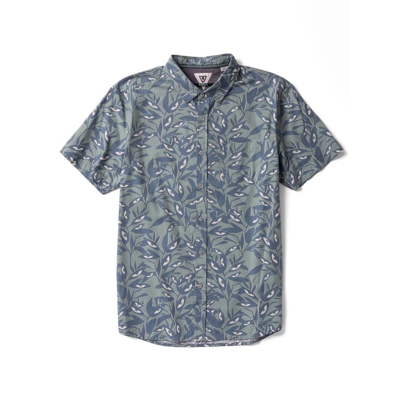 Vissla Floravision Eco SS Shirt-Light Sage