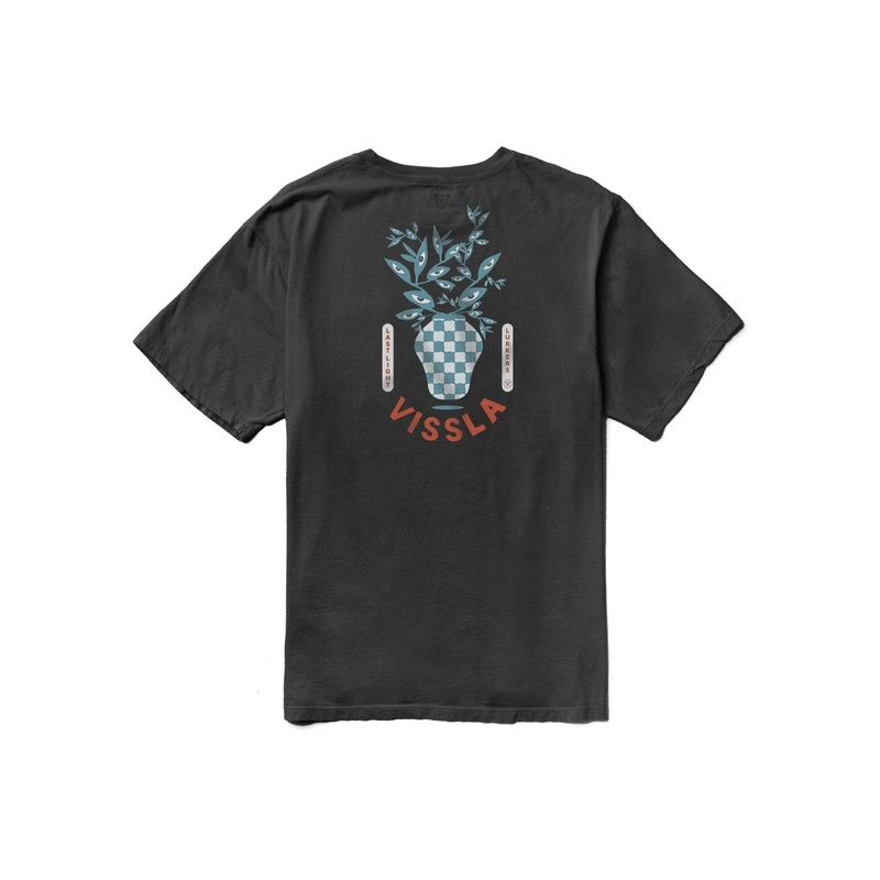 Vissla Floravisions Organic Tee-Phantom