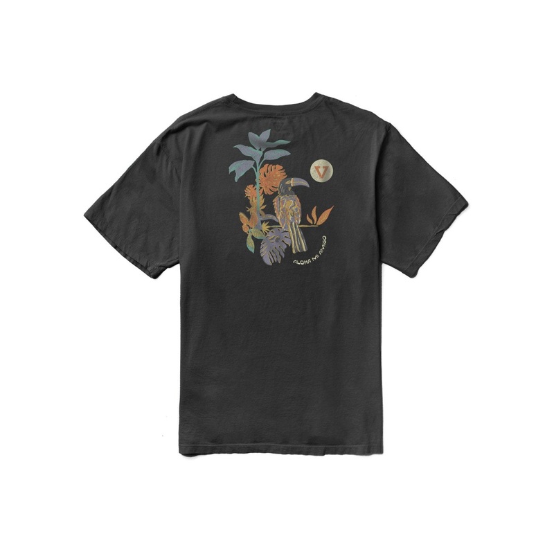 Vissla Jungle Jams Organic Tee-Phantom