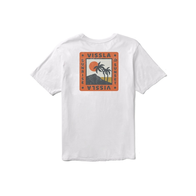 Vissla Sunrise Organic Tee-White