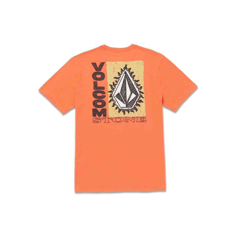 Volcom Flamed Tee-Turbo Orange
