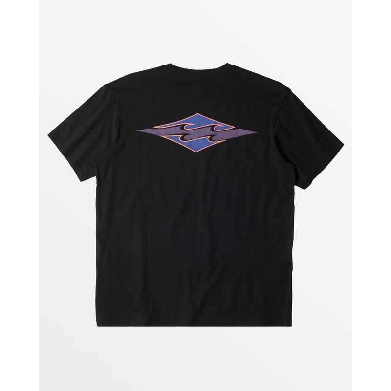 Billabong Crayon Wave Tee-Black